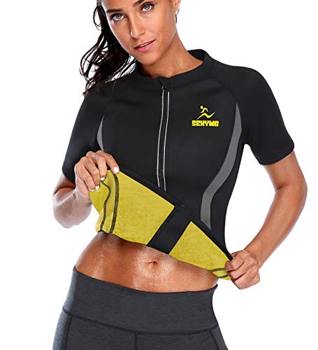 SEXYWG Mujer Camisetas Sauna Chaleco Faja Reductora Neopreno Traje de Sauna Adelgazante SEXYWG Mujer Camisetas Sauna Chaleco Faja Reductora Neopreno Traje de Sauna Adelgazante