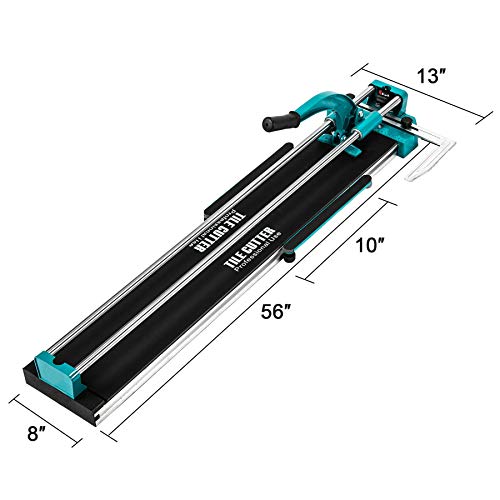 Sfeomi Cortador de Azulejos Manual 1200mm Cortadora de Azulejos Profesional Cortador de Azulejos de Cerámica con Guía Láser Ajustable para Corte de Precisión (1200mm)