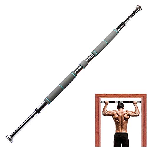 SFGSA Barra Dominadas Puerta Ajustable de 60-100 cm Barra de Puerta con Empuñaduras Acolchadas Y Anillo de Goma Antideslizante para Deporte y Musculación,S SFGSA Barra Dominadas Puerta Ajustable de 60-100 cm Barra de Puerta con Empuñaduras Acolchadas Y Anillo de Goma Antideslizante para Deporte y Musculación,S
