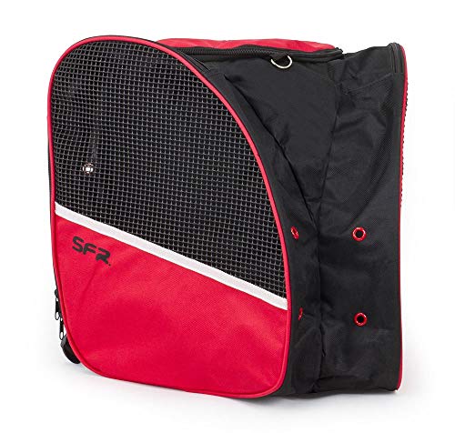 Sfr Skates BAG500 Bolsa para Patines, Juventud Unisex, Negro/Rojo, Talla Única