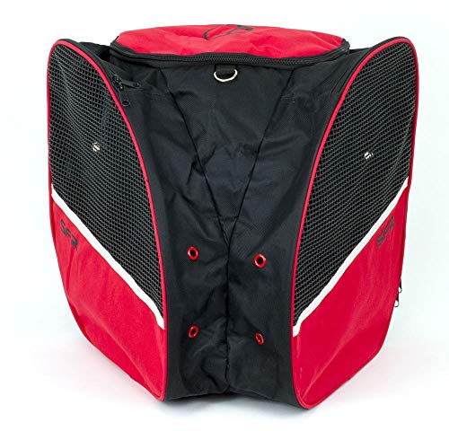 Sfr Skates BAG500 Bolsa para Patines, Juventud Unisex, Negro/Rojo, Talla Única