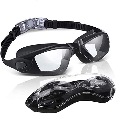 SGODDE Gafas de Natación Antivaho, Protección UV Gafas para Nadar,Sin Fugas Ajustable Gafas de Buceo con Gorro de Natacion Suave,Clip de Nariz,Enchufe de Oído,Funda Protectora,para Hombre Mujere Niño SGODDE Gafas de Natación Antivaho, Protección UV Gafas para Nadar,Sin Fugas Ajustable Gafas de Buceo con Gorro de Natacion Suave,Clip de Nariz,Enchufe de Oído,Funda Protectora,para Hombre Mujere Niño