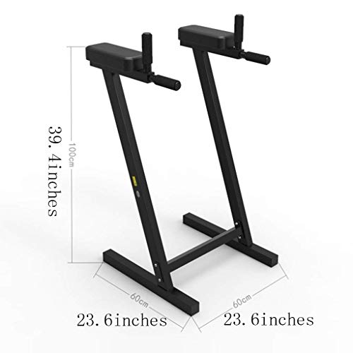 SGSG Barras de dominadas Barra de dominadas Doméstico Interior Tipo Piso Rodilla-Brazo flexión y extensión Barra paralela Marco de Soporte Pull-ups Marco Ruso Equipo de Fitness 100cm