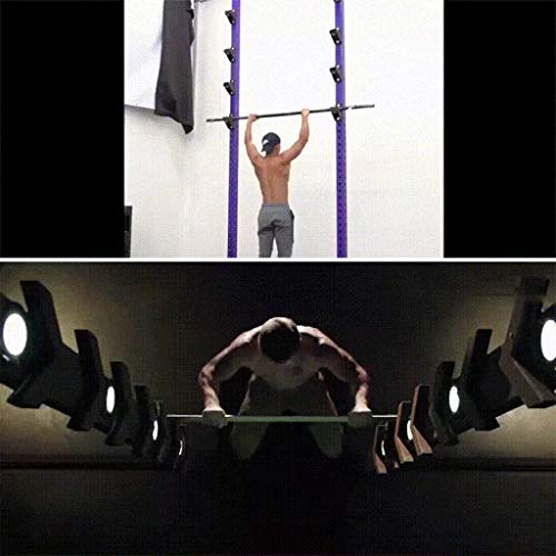 SGSG Barras de dominadas Marco de dominadas Entrenamiento de Gimnasia Techo Interior del hogar Colgante de Pared Barra Horizontal de dominadas Escalera Entrenador de Fitness Explosivo