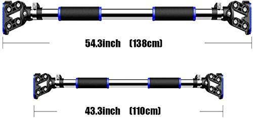 SGSG Doorway Pull-Up Bar Workout Bar Barra de Ejercicios con Ancho Ajustable Soporta hasta 500KG, Gym Exercise Fitness Home Workout, L