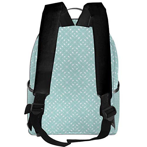 SGSKJ Mochila Tipo Casual Mochila Escolares Mochilas Escolar Estilo Impermeable para Viaje de Ordenador Portátil para Hombre Mujer Elíptica Circular Minimalista