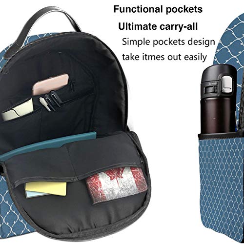 SGSKJ Mochila Tipo Casual Mochila Escolares Mochilas Escolar Estilo Impermeable para Viaje de Ordenador Portátil para Hombre Mujer Líneas Curvas Que Forman elíptica