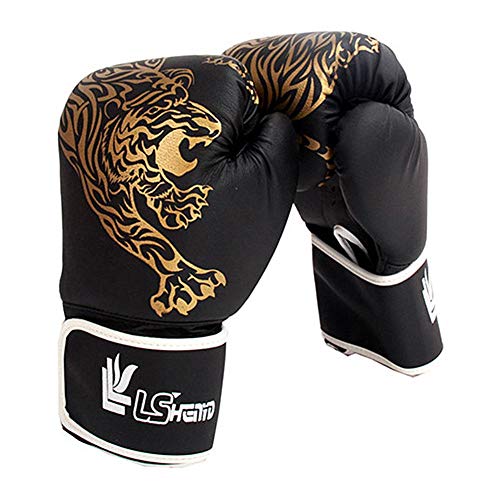 SH-Flying Guantes de Boxeo, Guantes de Boxeo para Adultos, niños Taekwondo Guantes de Combate Sanda - Sandbags Guantes de Entrenamiento de Boxeo para Entrenamiento de Combate de Taekwondo/Boxeo