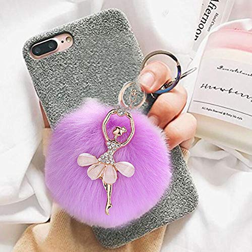 Shager Chica de Ballet Llavero Pompón Llavero Brillante Rhinestone Llavero para Mujer Niñas para Bolso Mochila Teléfono móvil Llavero de Coche Decoración Accesorios (Beige) Shager Chica de Ballet Llavero Pompón Llavero Brillante Rhinestone Llavero para Mujer Niñas para Bolso Mochila Teléfono móvil Llavero de Coche Decoración Accesorios (Beige)
