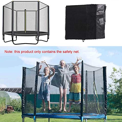 SHAIRMB Red Trampolines, Red Reemplazo para Recinto Seguridad del TrampolíN, para Recinto TrampolíN 6 Pies/8 Pies/10 Pies Usando 6 Postes y Correas (Solo Red),6ft