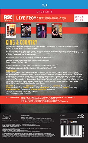 Shakespeare: King & Country Box Set [4 Blu-Rays] [Reino Unido] [Blu-ray]