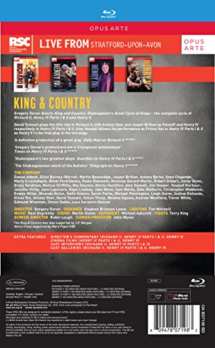 Shakespeare: King & Country Box Set [4 Blu-Rays] [Reino Unido] [Blu-ray]