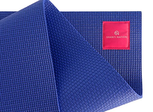SHANTI NATION - Shanti Mat XXL - Estera para Yoga Extra Grande - 200 * 100 * 0.6 cm - amistosa con el Ambiente - marcación de alineación - Midnight SHANTI NATION - Shanti Mat XXL - Estera para Yoga Extra Grande - 200 * 100 * 0.6 cm - amistosa con el Ambiente - marcación de alineación - Midnight
