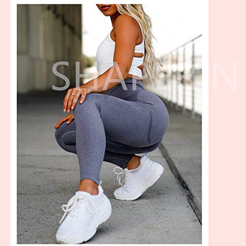 SHAPERIN Leggins Mayones Deportivos Mujer de Yoga Cintura Alta Anticelulitis Leggings de Entrenamiento Yoga Pilate Correr Azul L SHAPERIN Leggins Mayones Deportivos Mujer de Yoga Cintura Alta Anticelulitis Leggings de Entrenamiento Yoga Pilate Correr Azul L