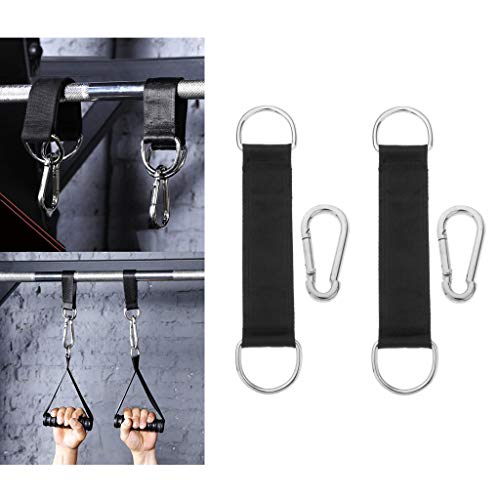 sharprepublic 2pcs Durable Swing Hanging Strap 500kg Bearing Pull-up Bar Correas Correas Gancho - si, 295 mm