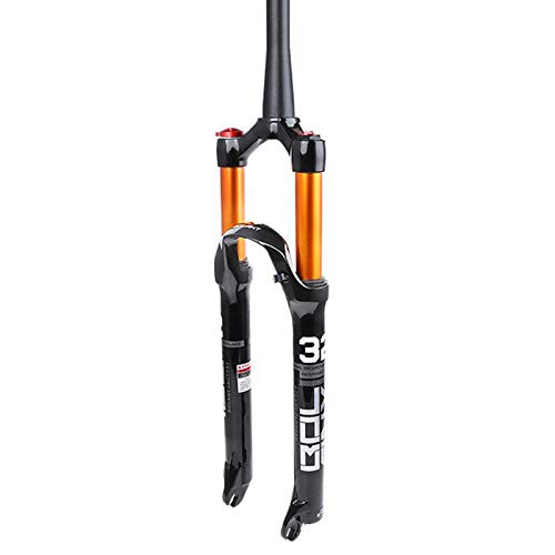 sharprepublic Horquilla de Aire de suspensión de Bicicleta de 26/27.5/29 Pulgadas, Pieza de reparación de Bicicleta de Repuesto de Horquilla Delantera sin Rosca - Cónico de 27,5 Pulgadas sharprepublic Horquilla de Aire de suspensión de Bicicleta de 26/27.5/29 Pulgadas, Pieza de reparación de Bicicleta de Repuesto de Horquilla Delantera sin Rosca - Cónico de 27,5 Pulgadas