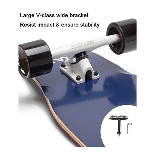 SHATONG Adolescentes Moda Longboard monopatín for Adultos Principiantes Junta Danza Carretera Cepillo Profesional por Carretera en Forma de U Arce Double Deck Alice Largo Vespa (Color : C) SHATONG Adolescentes Moda Longboard monopatín for Adultos Principiantes Junta Danza Carretera Cepillo Profesional por Carretera en Forma de U Arce Double Deck Alice Largo Vespa (Color : C)