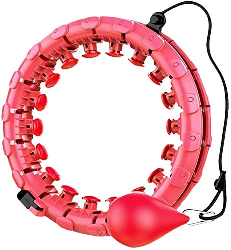 Shengluu Hula Hoop - Aro Inteligente para Ejercicios con Bola de inercia, aro para Yoga, Masaje para Perder Peso, Equipo de Ejercicio, Anillo de Centro de Gravedad extraíble para Quemar Grasa