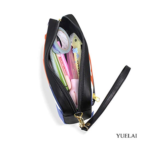 shenguang Trousse à crayons Sac cosmétique Pochette à stylo Porte-marqueur à crayon Organisateur de papeterie avec fermeture à glissière Grande capacité pour Bureau Océan Coquille de mer Pét