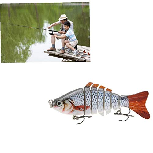 shentaotao Atraer a Los Peces De Plástico De Simulación Realista Swimbait Pescado Cebo Artificial Crankbait con Caña Gadgets shentaotao Atraer a Los Peces De Plástico De Simulación Realista Swimbait Pescado Cebo Artificial Crankbait con Caña Gadgets
