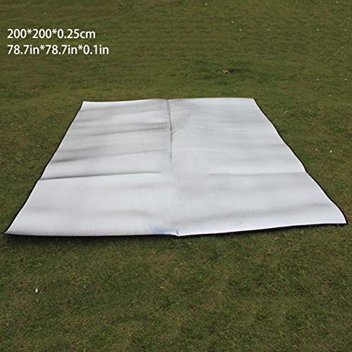 ShenyKan Colchoneta de Papel de Aluminio Impermeable Plegable de Doble Cara Colchoneta de Playa de Viaje al Aire Libre Colchón para Dormir para Acampar Senderismo ShenyKan Colchoneta de Papel de Aluminio Impermeable Plegable de Doble Cara Colchoneta de Playa de Viaje al Aire Libre Colchón para Dormir para Acampar Senderismo