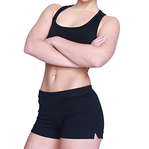 Shepa - Pantalón deportivo, corto, para mujer, mujer, color negro, tamaño xx-large Shepa - Pantalón deportivo, corto, para mujer, mujer, color negro, tamaño xx-large