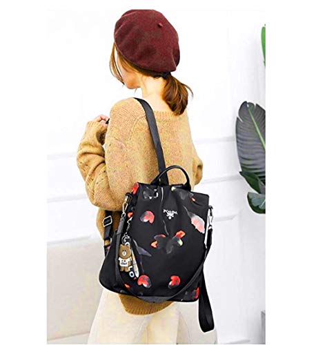 shepretty Mochila Impermeable para Mujer, AL911 Mariposaroja shepretty Mochila Impermeable para Mujer, AL911 Mariposaroja