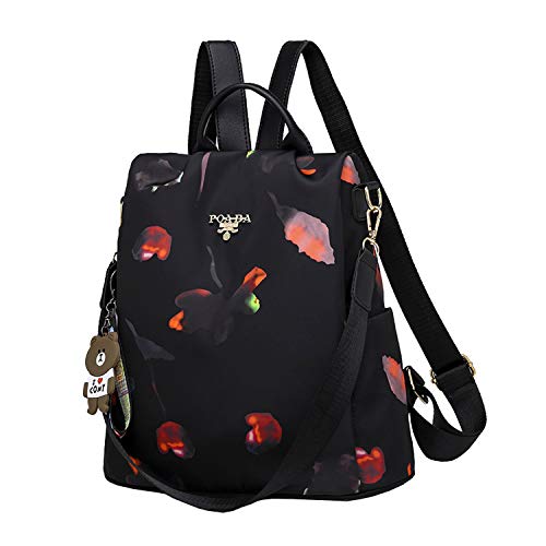 shepretty Mochila Impermeable para Mujer, AL911 Mariposaroja