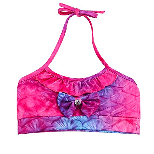 shepretty Traje de Baño de La Cola Sirena de Las Muchachas Bikini Set para Nadar Traje de Sirena,Dh0202,120