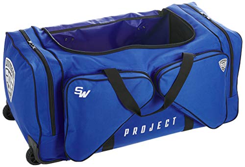 Sherwood Eishockeytasche True Touch T 90 Wheel Bag - Bolsa para Material de Hockey sobre Hielo, Color Azul, Talla 80 x 38 x 38 cm, 116 l