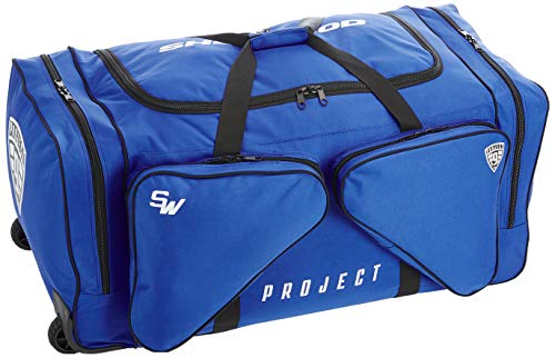 Sherwood Eishockeytasche True Touch T 90 Wheel Bag - Bolsa para Material de Hockey sobre Hielo, Color Azul, Talla 80 x 38 x 38 cm, 116 l