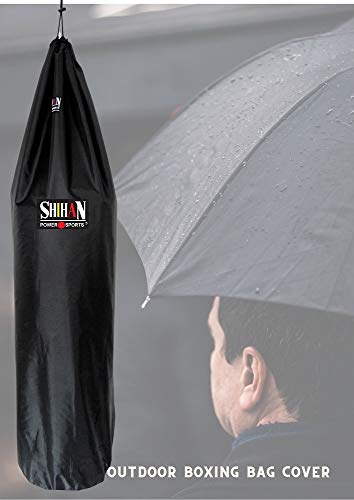 Shihan Power Sports - Funda impermeable para saco de boxeo (0,9 – 1,2 m – 61 cm de diámetro, para bolsas grandes, protección al aire libre, ideal para bolsas de boxeo independientes)