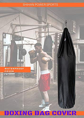 Shihan Power Sports - Funda impermeable para saco de boxeo (0,9 – 1,2 m – 61 cm de diámetro, para bolsas grandes, protección al aire libre, ideal para bolsas de boxeo independientes)