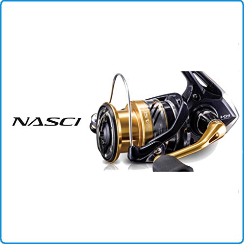 Shimano Nasci C3000 FB, Carrete de Pesca con Freno Delantero, NASC3000FB