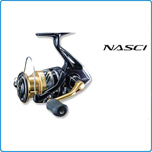 Shimano Nasci C3000 FB, Carrete de Pesca con Freno Delantero, NASC3000FB