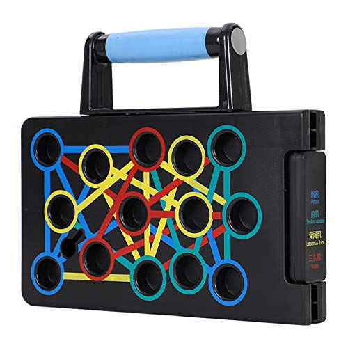 shimytop Push Up Rack Board, Tabla de Flexiones 24 en 1 Gym Fitness System para Entrenamiento Muscular Corporal Portátil Push-up Board para Hombres, Mujeres, Entrenamiento en Hogar shimytop Push Up Rack Board, Tabla de Flexiones 24 en 1 Gym Fitness System para Entrenamiento Muscular Corporal Portátil Push-up Board para Hombres, Mujeres, Entrenamiento en Hogar
