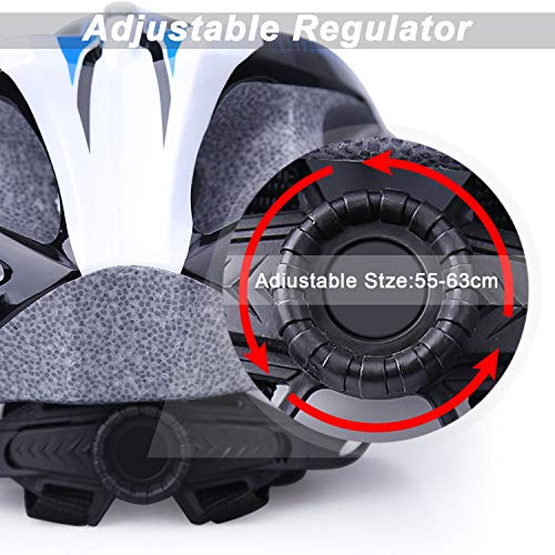 Shinmax Casco de Bicicleta Certificado CE Casco de Bicicleta para Hombre con Visera Desmontable Casco de Ciclismo Ligero Protección Seguridad Tamaño Ajustable Ciclismo Carretera Montaña Adultos Shinmax Casco de Bicicleta Certificado CE Casco de Bicicleta para Hombre con Visera Desmontable Casco de Ciclismo Ligero Protección Seguridad Tamaño Ajustable Ciclismo Carretera Montaña Adultos