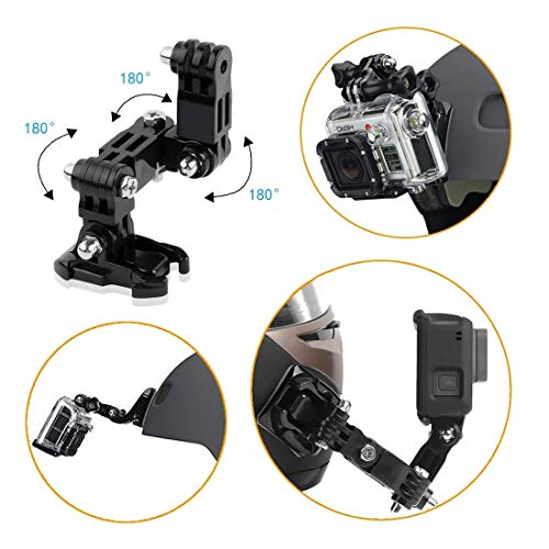 ShipeeKin Soporte de mandíbula para casco de moto compatible con GoPro Hero 8/7/6/5/4 4+ 3 series y otras cámaras de acción. ShipeeKin Soporte de mandíbula para casco de moto compatible con GoPro Hero 8/7/6/5/4 4+ 3 series y otras cámaras de acción.