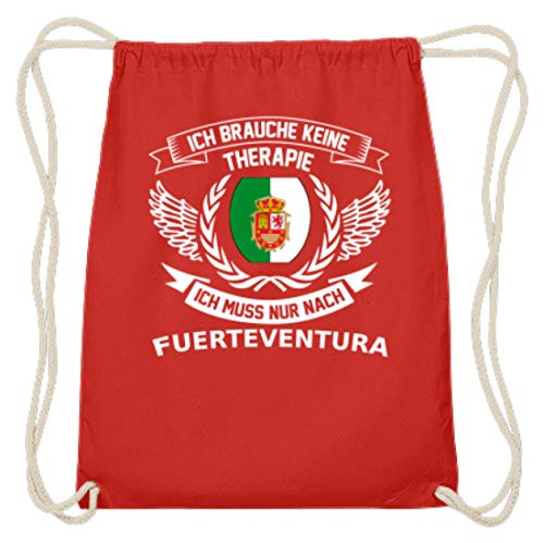 Shirtee Fuerteventura - imán de regalo para el frigorífico, diseño de bandera de Fútbol, color rojo claro, tamaño 37cm-46cm