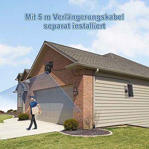 SHIWOJIA Camara Vigilancia WiFi Exterior Solar 1080P HD Sin Cables Cámara,Nivel-355° / Vertical-120° Giratoria Detección de Movimiento PIR,Visión Nocturna, Impermeable, Audio bidireccional SHIWOJIA Camara Vigilancia WiFi Exterior Solar 1080P HD Sin Cables Cámara,Nivel-355° / Vertical-120° Giratoria Detección de Movimiento PIR,Visión Nocturna, Impermeable, Audio bidireccional