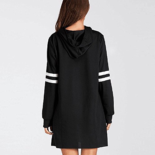 SHOBDW Liquidación Venta Moda Mujer Sexy Nueva Otoño Invierno Sudadera con Capucha Larga Sudadera Jersey Pullover Manga Larga Vestido(Negro,XL) SHOBDW Liquidación Venta Moda Mujer Sexy Nueva Otoño Invierno Sudadera con Capucha Larga Sudadera Jersey Pullover Manga Larga Vestido(Negro,XL)