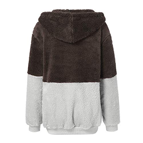 SHOBDW Liquidación Venta Mujer Sudadera con Capucha Suelta Tallas Grandes Jersey de Mujer Jersey otoño Invierno Manga Larga Remata Abrigo cálido (S, S-Café) SHOBDW Liquidación Venta Mujer Sudadera con Capucha Suelta Tallas Grandes Jersey de Mujer Jersey otoño Invierno Manga Larga Remata Abrigo cálido (S, S-Café)