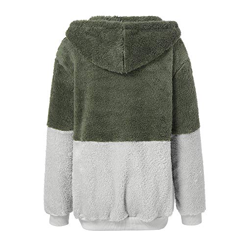 SHOBDW Liquidación Venta Mujer Sudadera con Capucha Suelta Tallas Grandes Jersey de Mujer Jersey otoño Invierno Manga Larga Remata Abrigo cálido (XL, S-Verde) SHOBDW Liquidación Venta Mujer Sudadera con Capucha Suelta Tallas Grandes Jersey de Mujer Jersey otoño Invierno Manga Larga Remata Abrigo cálido (XL, S-Verde)