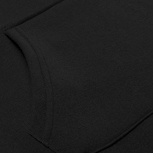 SHOBDW Mujer Liquidación Venta Sudadera con Capucha para de Color sólido Casual Fit Recta Invierno Manga Larga Tops Abrigos Chaqueta Sexy Vestidos Delgados(Negro,S) SHOBDW Mujer Liquidación Venta Sudadera con Capucha para de Color sólido Casual Fit Recta Invierno Manga Larga Tops Abrigos Chaqueta Sexy Vestidos Delgados(Negro,S)