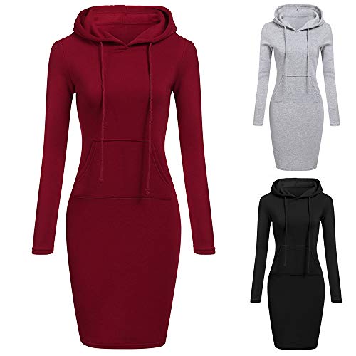 SHOBDW Mujer Liquidación Venta Sudadera con Capucha para de Color sólido Casual Fit Recta Invierno Manga Larga Tops Abrigos Chaqueta Sexy Vestidos Delgados(Negro,S) SHOBDW Mujer Liquidación Venta Sudadera con Capucha para de Color sólido Casual Fit Recta Invierno Manga Larga Tops Abrigos Chaqueta Sexy Vestidos Delgados(Negro,S)