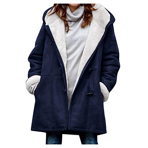 SHOBDW Mujer Venta Liquidación Sólidos Manga Larga Suéteres de Felpa Suave Jerséis Calientes Abrigo de Lana Artificial Chaqueta de Solapa Invierno Espesar Prendas de Vestir Exteriores (Gris,2XL) SHOBDW Mujer Venta Liquidación Sólidos Manga Larga Suéteres de Felpa Suave Jerséis Calientes Abrigo de Lana Artificial Chaqueta de Solapa Invierno Espesar Prendas de Vestir Exteriores (Gris,2XL)