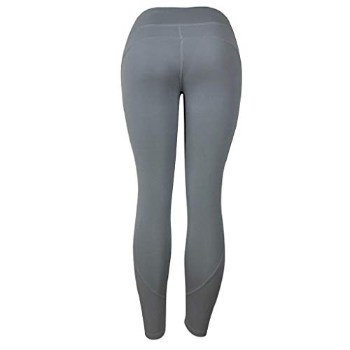 SHOBDW Pantalones Mujer Moda Sólido Delgado Suave Entrenamiento Yoga Leggings Medias Fitness Deportes Gimnasio Correr Yoga Capri Cintura Alta Estiramiento Pantalones Deportivos