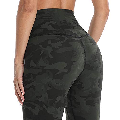 SHOBDW Pantalones Mujer Sólido Push Up Leggings Medias Cintura Alta Estiramiento Entrenamiento Fitness Deportes Gimnasio Pantalones Deportivos De Yoga con Bolsillo Oculto