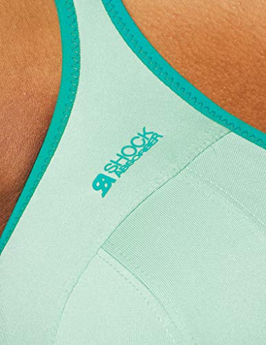 Shock Absorber Active Multisports Support Sujetador Deportivo, Verde (Vert D'eau 0bt), 100I para Mujer