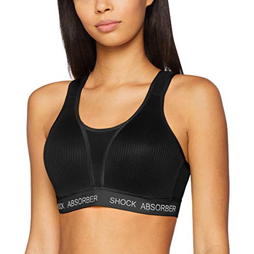 Shock Absorber Ultimate Run Bra Padded Sujetador Deportivo, Negro (Noir Bsv), 95B para Mujer Shock Absorber Ultimate Run Bra Padded Sujetador Deportivo, Negro (Noir Bsv), 95B para Mujer
